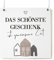 Interluxe Schild Holzschild XL - Das schönste Geschenk ist gemeinsame Zeit - Dekoschild Spruch Häuschen Familie Freunde Geschenkidee Mitbringsel Deko