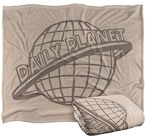 SUPERMAN Blanket, 152 x 127 cm The Daily Planet Silky Touch Super Soft Throw Blanket