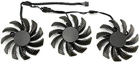 RAKSTORE T128010SU 75mm Graphics Card Cooling Fan Replacement for Gigabyte GTX 1060 1070 1080 G1 GTX 1070Ti 1080Ti Quiet Cooler Fan