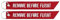 REMOVE BEFORE FLIGHT Schlüsselanhänger Reißverschlussanhänger 2 Stück