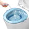 Baignoire de Sitz pour les toilettes portable sur les toilettes Bidet portable avec ridet anti-débit de bidet grande capacité pour hémorroïdes post-partum la toilette bleu