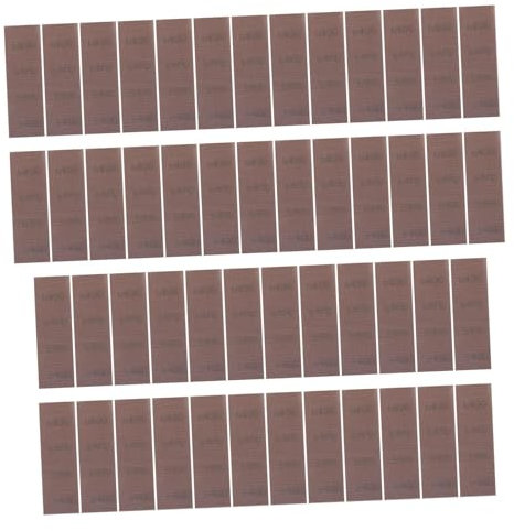 MagiDeal 50 Pièces Papier de Verre, Feuilles de Sable Antiblocage, Papiers Abrasifs, Feuilles de Ponçage en Maille pour Ponceuse Humide et Sec, Double Usage - 400 grains