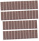 MagiDeal 50 Pièces Papier de Verre, Feuilles de Sable Antiblocage, Papiers Abrasifs, Feuilles de Ponçage en Maille pour Ponceuse Humide et Sec, Double Usage - 400 grains