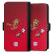 DeinDesign Flip Case kompatibel mit Apple iPhone 8 Handyhülle aus Kunst Leder schwarz Klapphülle FC Bayern München FCB Maskottchen