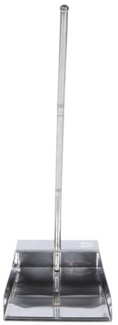 PRETYZOOM Pelle À Poussière Acier Inoxydable pour Bureau Et Cuisine Ramasse-crottes Robuste Accessoire De Nettoyage Pelle À Ordures pour Usage Intérieur Et Extérieur