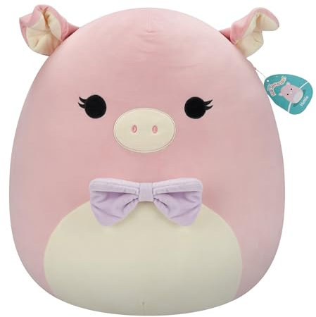 Squishmallows SQCR06658 - Hettie das Schwein 50 cm, offizielles Jazwares Plüsch, superweiches Kuscheltier