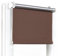 Fenster DEKOR - Rollos Für Fenster Ohne Bohren Braun - Verdunkelungsrollo B70 x H230 cm - Klemmrollo Verdunkelung - Fensterrollo Für Balkontüren - Verdunklungsrollo Leicht Zu Installieren - Klemmfix