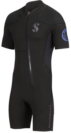 SCUBAPRO Oneflex Shorty Men's Diving Wetsuit, 2.5mm, Short Sleeve, X-Foam Neoprene, 3XL