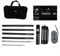 HEBEOT 8-Band HF Portable Right Wave for GP Antenna QRP HF Telescopic Antenna Adjustable Frequency Multi-band For Amateur Radio 100W Power, Longitudinal Wave 40M Swr <1.3 Band 36 * 22 * 4cm