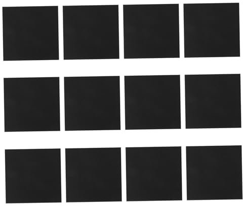 VICASKY 12St Schallabsorbierende Paneele Schalldämpfung Schallschutzmaterial Schallschutzschaum schalldichte Polsterung schalldichte Platte Polyester Black