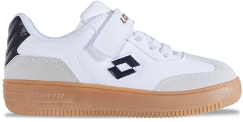 LOTTO Stylecode: 2601250K Makera K Unisex Kids Sneaker in kinderfußgerechter Passform I mit praktischer Kombination aus Elastikschnürung & Klettverschluss I auch in Erwachsenengrößen erhältlich