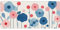 Mouse Mat,Cartoon Gaming Mouse Pad Flower Desk Mat Large 39.3 x 19.6 x 0.12 inch Large Mouse Mat, Washable Mousepad, Keyboard Mat, Large Extended Desk Mat for Home Office Decor, Gifts for Women -879