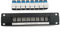 ZHAPEG Panneau de brassage en fibre optique 8 ports - Prend en charge le panneau de brassage réseau 1U UTP 19 - Pour montage mural ou en rack