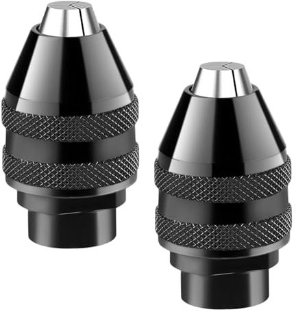 2 Stück 4486 Bohrfutter für Dremel Spannfutter für Dremel Ersatz 1/32 bis 1/8 Schnellspann Bohrfutter Adapter Spannzangen Zubehör Kit für Dremel 4000,400,3000,398,395,300,200,285,8200,etc.