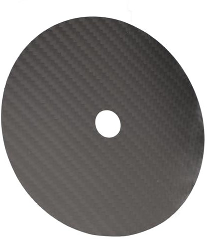 CD Tuning Pad, Low Distortion Rate Carbon Fiber CD Tuning Pad High Fidelity Lossless Sound Quality Easy To Use for CD Player (Black)
