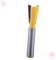 Tofficu Schwalbenschwanzmesser Hartmetall-schwalbenschwanz-bits Schneiden Schwalbenschwanzfräser Werkzeug Graviermaschine Klinge Holzschnitzklinge Graviermaschine Schneidkopf Yellow