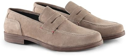 Silver Street London Woodley Premium Suede Loafers for Men Extra Padded Breathable Mens Casual Shoes Comfortable Moccasins Slip On Flats