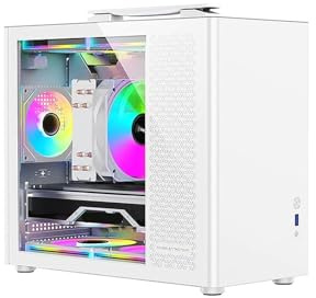 EWAIDI M5 M-ATX - Carcasa para computadora portátil ITX placa madre ATX/SFX fuente de alimentación compatible con U3 Desktop MINI chasis pequeño