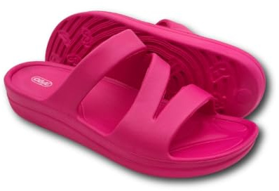 Ritmo Ciabatte Donna Estive in Gomma EVA, Sandali Slide Platform con Sottopiede Massaggiante per Mare Piscina Casa Doccia (Fucsia, Sistema Taglie Calzature EU, Adulto, Donna, Numero, Media, 40)