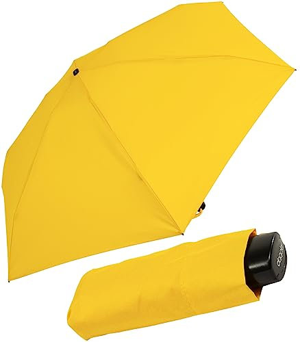 Doppler Regenschirm HANDY Mini- Schirm gelb
