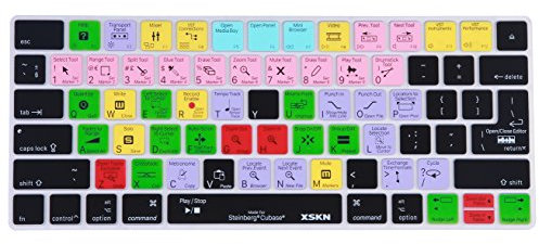 XSKN Steinberg Cubase Tastaturabdeckung aus Silikon für Apple Magic Keyboard A1644 MLA22LL/A, MLA22B/A