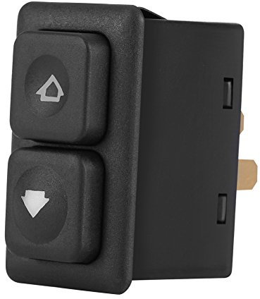 Keenso Interrupteur Lève-Vitre Électrique, on/Off de Commutateur de Vitre à 5 Broches 12V Bouton de Commande de Vitre d’Alimentation Interrupteur de Contrôle de Fenêtre