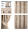 AmeliaHome Set Vorhang H 245 x B 140 cm mit Raffhalter 54 x 10 cm Velvet Optik Creme 1 St. Ösenschal Samt Halbverdunkelungsvorhang Fensterdekoration Dekoschal Dekorvorhang