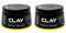 TOTEX Cire Coiffante Clay 150ml | Fixation Forte avec Texture | Look Naturel et Désordonné | Pâte Définissante pour Cheveux au Parfum de Noix de Coco | Finition Mate et Longue Durée | Lot de 2