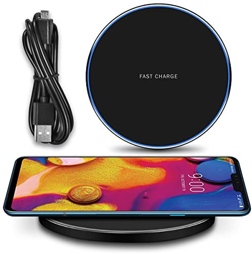 QI Wireless Ladestation kompatibel für LG G7 / G8X / G8S ThinQ Kabellos Charger Induktives Universal Schnellladegerät