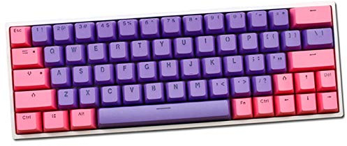 Sunzit Keycaps, 64 Keycaps Backlight Mechanische Tastatur PBT Keycaps für GK64 / SK64 Keyboard Keys (Keyboard