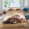 RFFLUX 3D Bauernhof Landwirtschaft Traktor Bettwäsche Set 135x200 cm 2teilig mit Reißverschluss Weiche und Angenehme Schlafkomfort Microfaser Bettbezug Kinderbettwäsche mit Kissenbezug 80x80 cm
