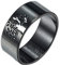 Amaxer Arbre de Vie Bague Creuse pour Femmes Hommes Viking Arbre de Vie Acier Inoxydable Déclaration Bande Bagues Bijoux Anniversaire Mariage Couple Cadeaux (Le noir, 10)