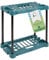 TTL Garden - Supporto rettangolare per attrezzi da giardino, 61 x 58 x 31 cm, 28 scomparti, per riporre scope, vanga, rastrello e attrezzi da giardino, per capannoni e garage