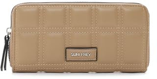 SURI FREY Hilary Zip Around Wallet Taupe