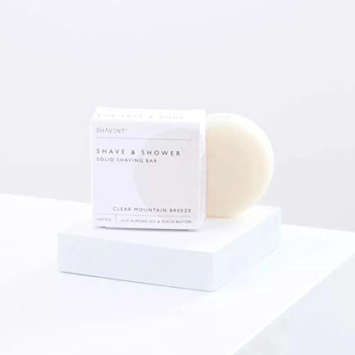SHAVE & SHOWER - Solid Shaving Bar - seifenfreie Rasierseife