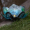 Star Solar-LED-Seerose silberblau - (482-81)