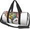 Runde Reisetasche Elephant's Happiness Turnbeutel für Herren Damen Seesack Sporttasche