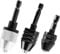 Shallho 3 pezzi Keyless Mandrino – Adattatore per trapano esagonale da 1/4, convertitore a sgancio rapido, prolunga cacciavite per trapano a percussione (0,3 – 6,5 mm, 0,3 – 3,6 mm)