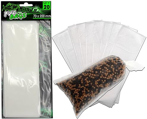 Angel-Berger Magic Baits PVA Bags PVA Beutel PVA Tüten PVA Mesh PVA Netz Wasserlösliche Bags (70x200mm)
