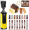 Laminat Reparaturset - Parkett Reparaturset with 11 Farben Hartwachs,Einfache Lösung Reparatur von Kratzern, Löchern,Verschleiß in Holz,Vinyl Reparatur set für Holzböden Möbel