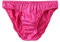 SilRiver Slip de bikini en satin de soie pour homme, Rose/violet, L