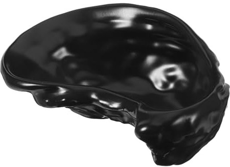 Alipis Piatto Piano in Ceramica Piatto Smerlato Ciotola Di Conchiglie Piatto Per Ostriche in Ceramica Ciotola Per Salsa Di Soia Piatto Piatto a Conchiglia Posate Sushi Guscio Di Ostrica