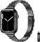 Fullmosa Slim Band Kompatibel mit Apple Watch Armband 42mm(Series 10) 40mm 41mm 38mm, Ersatzarmbänder für SE Series 10 9 8 7 6 5 4 3 2 1,Dünnes Elegant Metall Gliederarmband für Damen Frauen