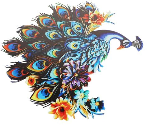 MUCKLILY Ferro Pavone Decorazioni Per La Casa Ornamento Decorazione Della Parete Del Pendente Del Pavone Decorazioni Pavone Appeso A Parete Decorazione Uccello Uccello Appeso Decorazione