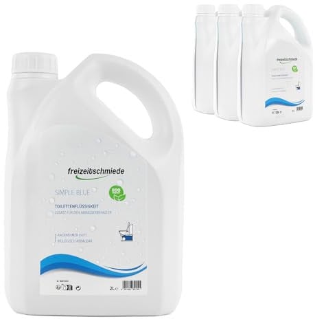 Freizeitschmiede Simple Blue - Líquido sanitario para inodoro de camping (2 L, 6 L)