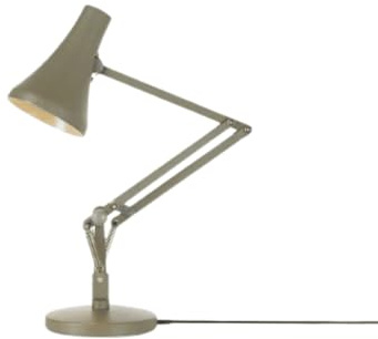 ANGLEPOISE 90 Mini Mini Desk Lamp, Kelp Green, LED Low Energy Dimming Bulb, USB Power Cable, Aluminium Shade and Arms, Satin Painted Finish, Chrome Plated Fittings, Ideal for Small Spaces