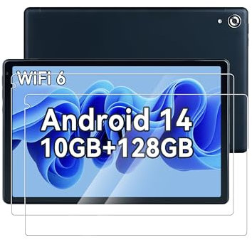For XCX 10inch Android 14 Tablet Tempered Glass Screen Protector - High Transparency, Scratch Resistant, Anti-Fingerprint(2 Pack)