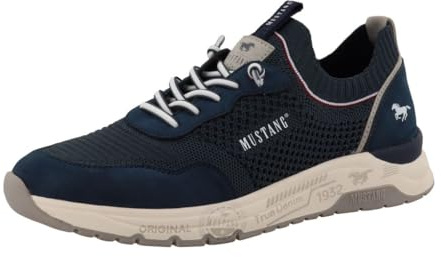 MUSTANG Herren Low-Top Sneaker, Männer Halbschuhe
