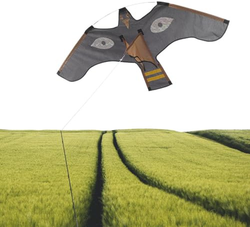 Cometa Ahuyentapájaros Protector De Cultivos Agrícolas | Cometa Águila Reflectante Para Ahuyentar Aves Para Huerto Viñedo Arándanos Maíz Girasol Exterior Césped Agricultores