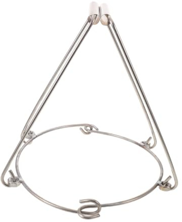 Milisten Heavy-duty Pot Lifter Tool, Crock Lifter Tool, Stainless Steel, Silver, 15kg, for Flower Pots and Planters, Kitchen and Garden, Secure Grip, Ergonomic Handle